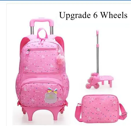 Школьный рюкзак на колесиках для детей, школьный рюкзак для детей, школьная сумка на колесиках, детский дорожный рюкзак на колесиках