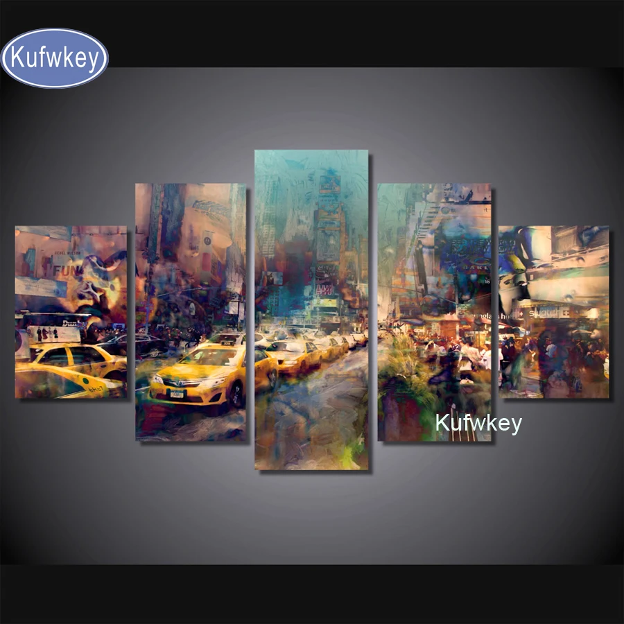 

new york Street,5D,diy,Diamond Painting 5pcs,3d Cross Stitch,Full,Diamond Embroidery,5d Diamond Mosaic,stickers,home decoration