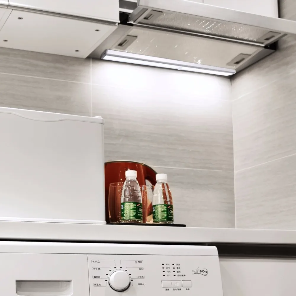 Под освещение шкафа, освещение кухни, ИК-датчик движения, 20 светодиодов, ночные светильники, USB заряжаемая лампа для шкафа