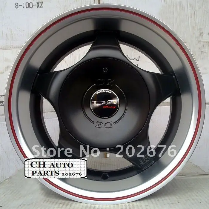 12 INCH, 13 INCH, BLACK EXPLOSIVE BROADSIDE STYLE, ALLOY TUNING WHEEL