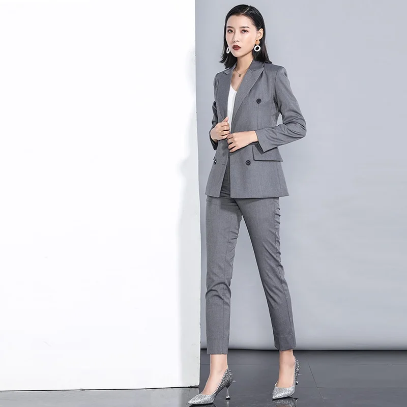

Professional Business Suits,Women Civility Formal Pant Suits,2018 New,Office Lady Suit Set,England Style Formal Clothes,F9