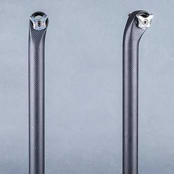 

Cycling Seat Post Matte Full 3k Carbon Fibre Bicycle Seatposts Road MTB Bike Parts 27.2/30.8/31.6*400mm 5/20 Degree