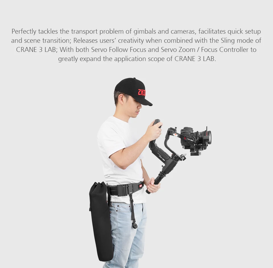 ZHIYUN официальный Crane 3 LAB 3-осевой ручной карданный беспроводной 1080P FHD стабилизатор для камеры передачи изображения для DSLR VS Crane 2