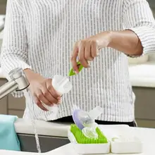 Стеллаж для просушки бутылки младенца Еда Класс PP хранение полка для сосок посуды сушилка для посуды