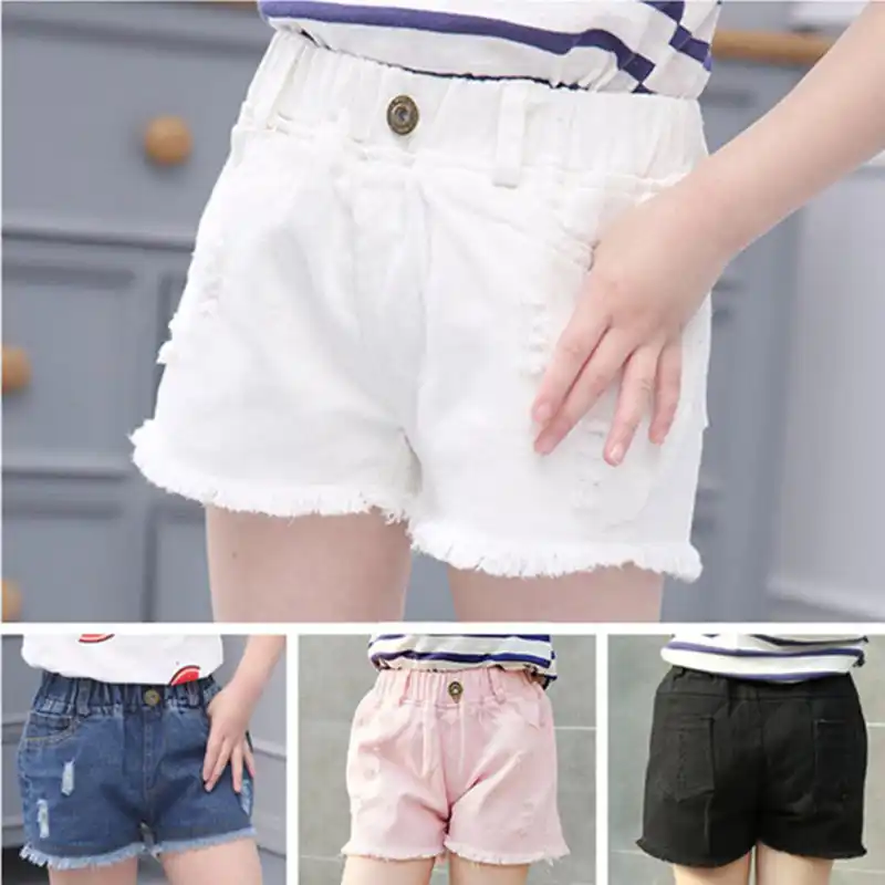 baby girl white shorts
