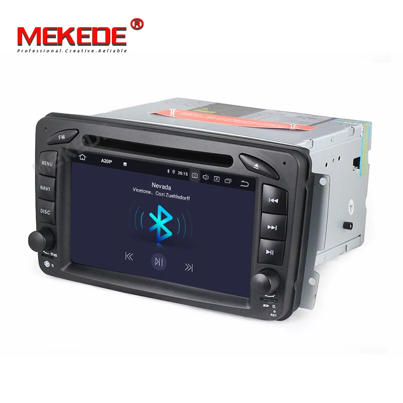 Discount 7" DSP IPS Android 9.0 4G 64G 2 DIN Car DVD player For Benz CLK W209 W203 W168 W208 W463 W170 Vaneo Viano Vito E210 C208 GPS PC 5