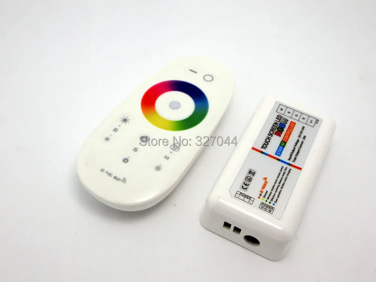 

10set/lot free shipping 4channels DC12-24A RGBW led 2.4G touch controller screen RF remote control for RGBW STRIP