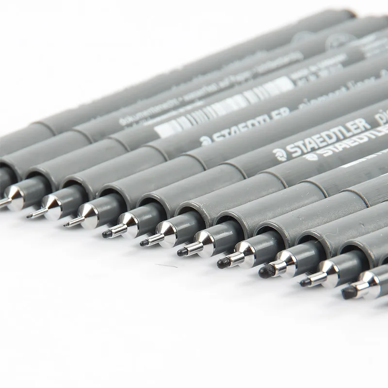 Staedtler 308 пигментный лайнер 0 3 ~ 2 мм игольчатая ручка профессиональные маркеры