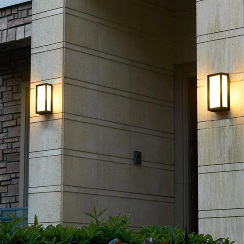 Европейский ретро алюминиевый крыльцо Светильник E27 открытый настенный светильник водонепроницаемый двор Вилла балкон Терраса Сад внешний светильник ing