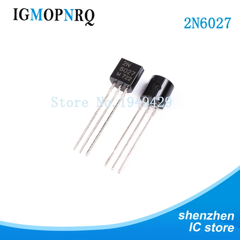 10PCS 2N6027 TO-92 6027 SCR Prog Uni-Junction New original free shipping fast delivery