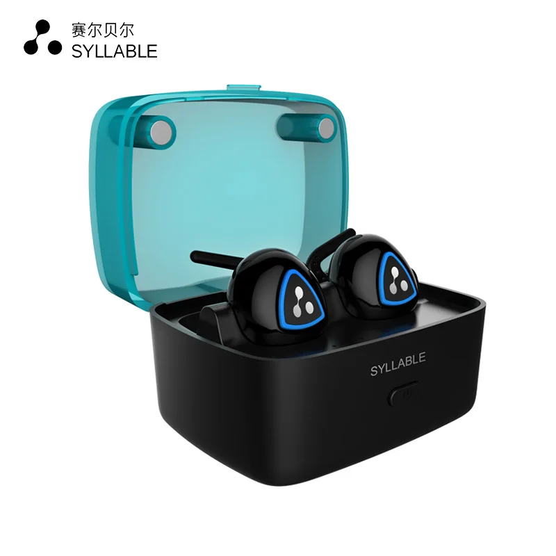

SYLLABLE D900S bluetooth 4.0 earphone noise reduction bluetooth headset for mobile phone in-ear sweatproof powerbank charge box