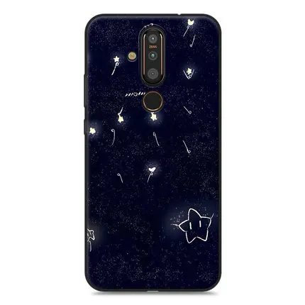 Чехол для Nokia 8,1 plus, мягкий силиконовый чехол для телефона с цветком для девочки, чехол для Nokia X71 NokiaX71 8,1 plus, защитные чехлы - Цвет: A7