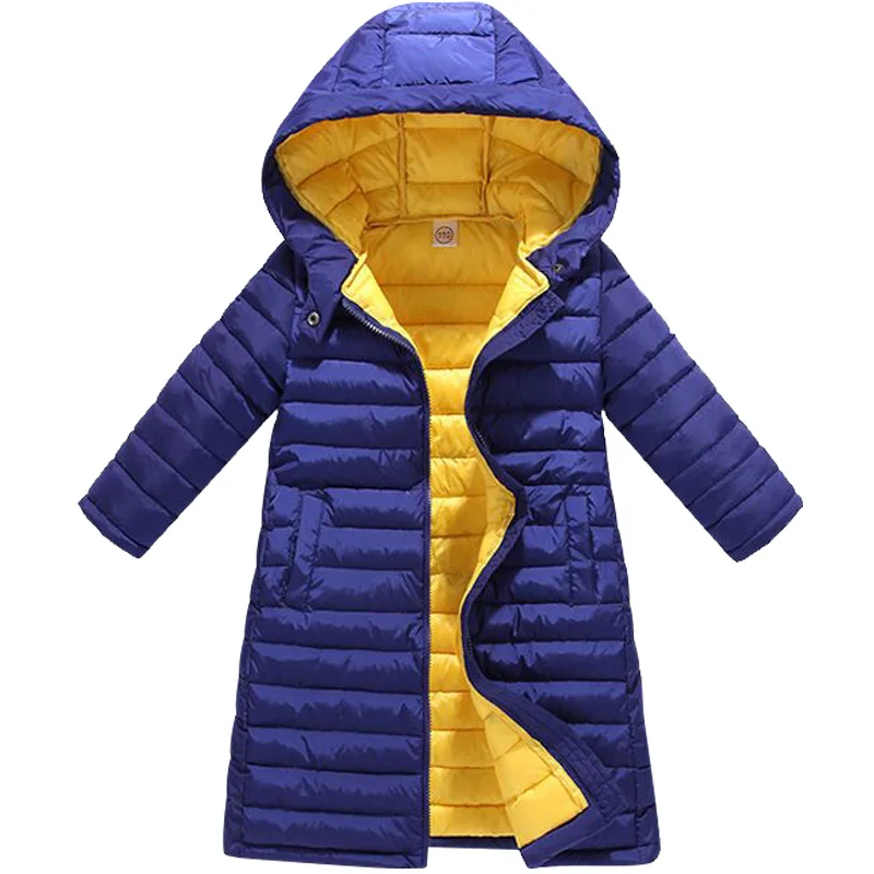 Зимнее пальто для мальчиков и девочек, детская одежда, Европейская мода, пэтчворк, толстая зимняя куртка, зимние пальто для мальчиков, Детская куртка