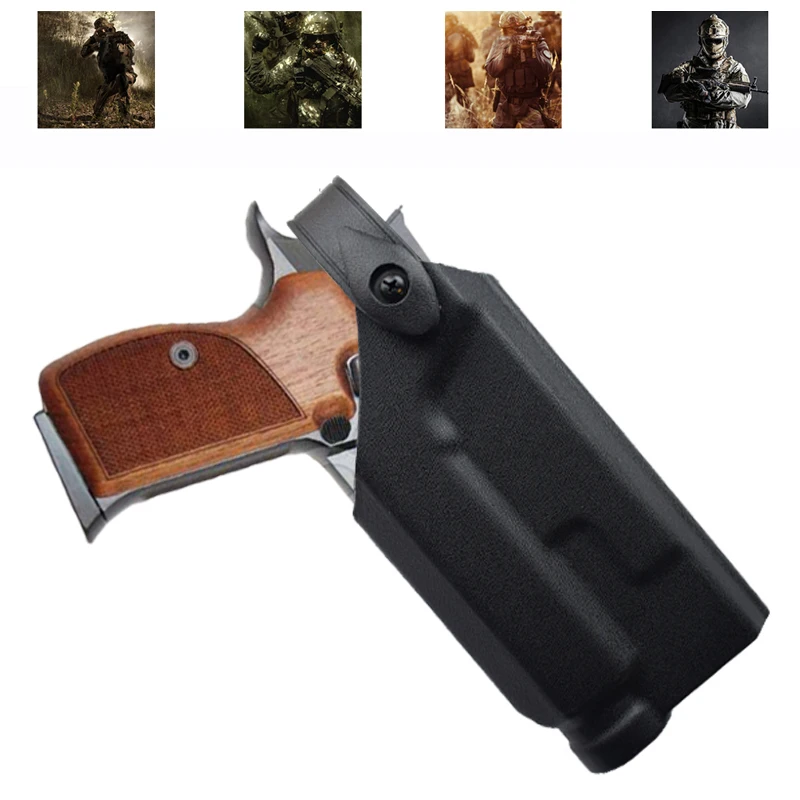 Gun Accessories Tactical Colt 1911 Belt Holster With Flashlight Right