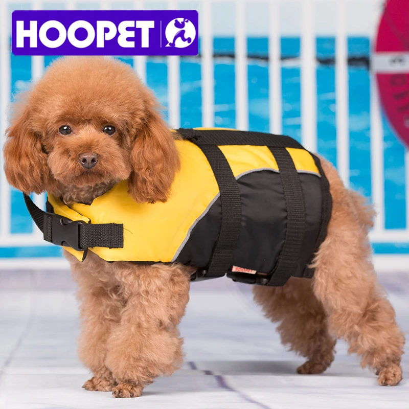 HOOPET Small Dog Pet Life Jacket Safety Clothes Surfing Swimming Vest