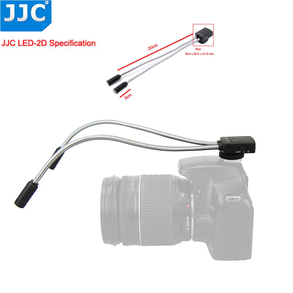 JJC DSLR 9,0" лампы Вспышка светильник скорость светильник Камера гибкий макро светодиодный объектива Цифрового Фотоаппарата Canon 60D/5dmarkii/5dmarkiii/760D/750D/sony/Nikon