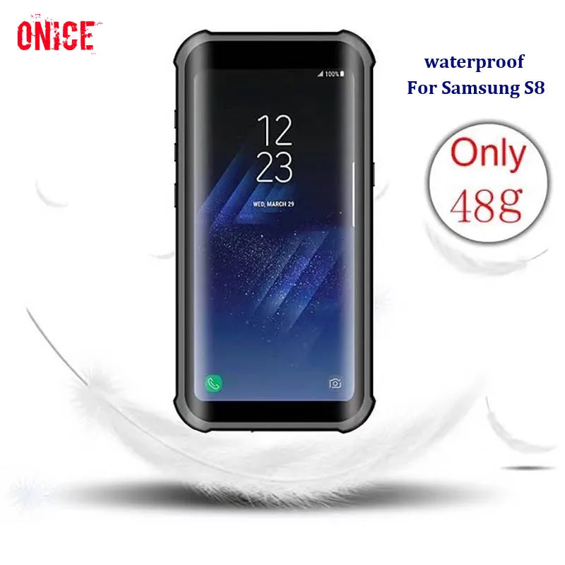 

IP68 Waterproof shockproof cover cases For Samsung Galaxy S8 case for Samsung Galaxy S8 Plus S8+ case with fingerprint