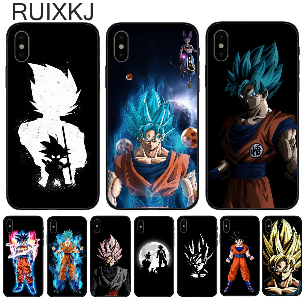 Dragon Ball Z Super DBZ Goku Fashion Coque For iPhone X XR XS MAX 8Plus 8 7Plus 7 6 6s plus 5S SE Phone Case Soft TPU Cover Capa Dragon Ball Z Super DBZ Goku Fashion Coque For iPhone X XR XS MAX 8Plus 8 7Plus 7 6 6s plus 5S SE Phone Case Soft TPU Cover Capa