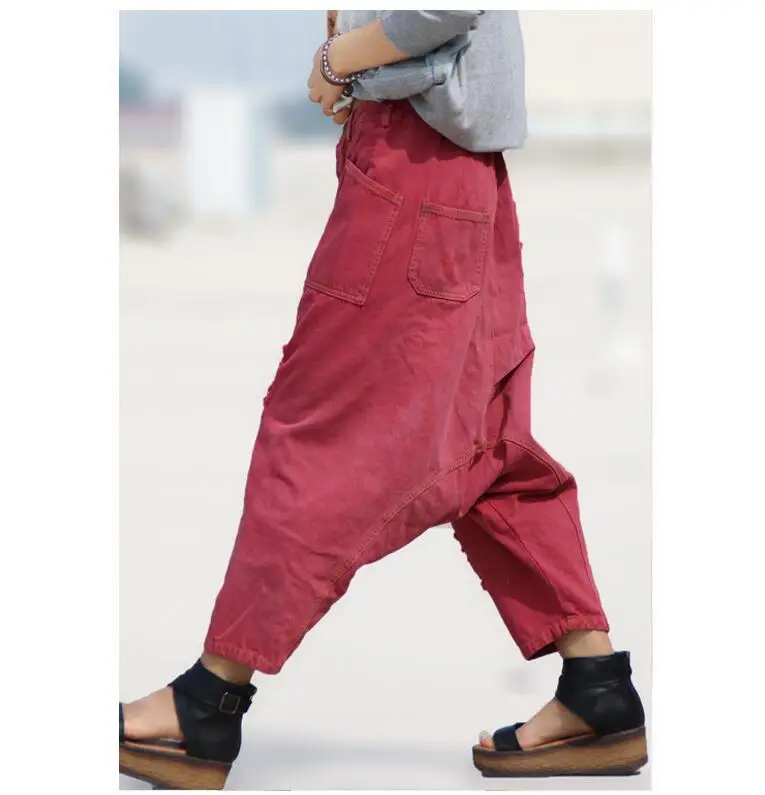 

High Waist Jeans Woman Plus Size Autumn Winter 2019 Ripped Jeans for Women Cross-pants England Style Pantalon Vaquero Mujer Hot