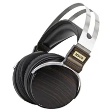 100 Original High End MSUR N650 HiFi Wooden font b Metal b font Headphone Headset Earphone