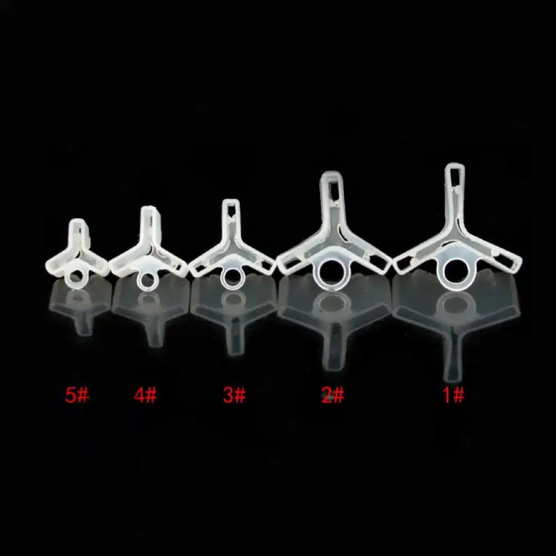 

50pcs! Durable Fishing Treble Hooks Covers Case Bonnets Caps Safety Protector Set