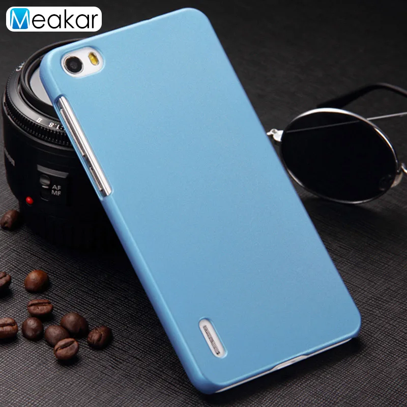 sky blue Пластик Coque 5.0For huawei для НУА Вэй слава 6 Чехол для huawei для НУА Вэй слава 6 Honor6 Pro Plus H60-L02 H60-L04 телефона чехол-лента на заднюю панель - Цвет: sky blue