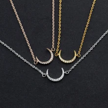 10 шт Винтаж Кристалл полумесяц Браслеты Бохо украшения деликатный ссылка браслет-цепочка Свадебные подарки невеста Bijoux