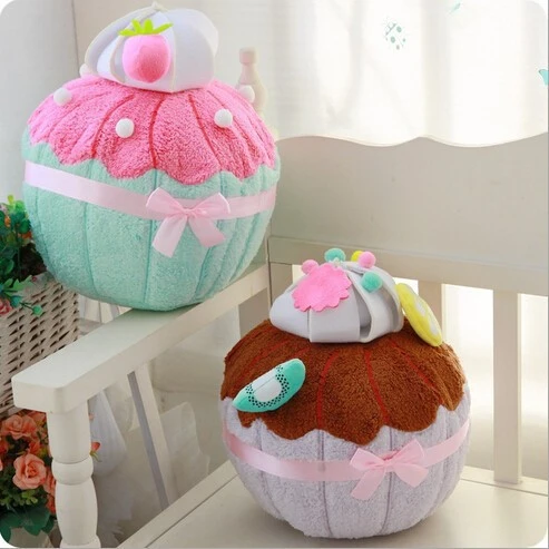 cupcake and dino plush