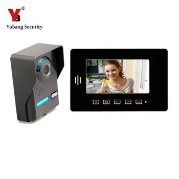 

Yobang Security Touch Key 7" Wired Video Door Entry Phone Call System Visual Intercom Doorbell Night Vision Outdoor IR Doorphone