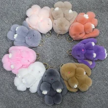 Premium Quality Super Soft Fluffy Adorable Plush Rabbit Stuffed Bunny Animal Small Pendant Hanging Toy 13cm