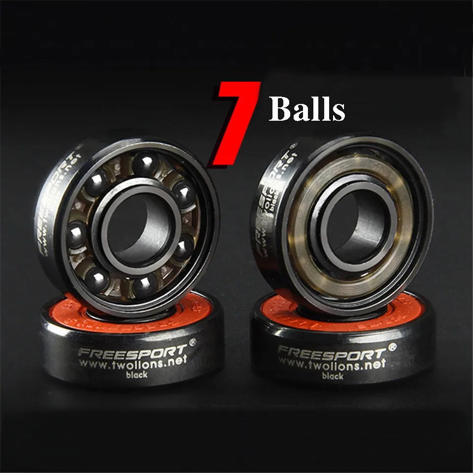 

FreeSport 608 Black Ceramic Bearings 7 Balls ABEC-9 High Rev Rodamientos Skateboard/LongBoard/inline Skate/HandSpinner Aspectos