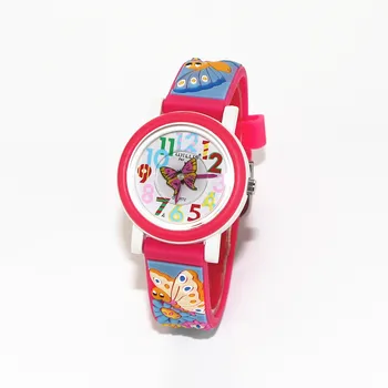 

MINI Worm 3D Band Pattern Design Little Girl Children Students Boy Women Wrist Watch Waterproof Clock Reloj