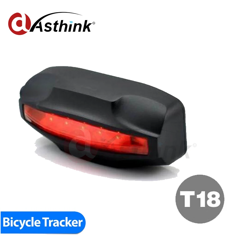 T18 2000mAh bicycle GPS Tracker Waterproof IP7 motion enabled LED Taillingt bike gps trackers GPS Tail