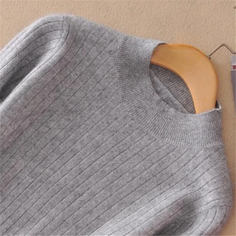 Sparsil Женский Осенний кашемировый вязаный свитер зимний женский однотонный трикотажный пуловер с длинными рукавами