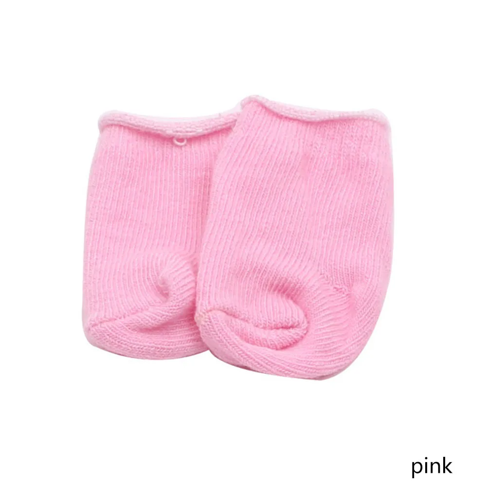 18-дюймовая кукла носки 1 пара подходит девочка кукла одежда розовый цвет носки детские куклы