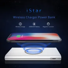 Qi Wireless Charger Power Bank NILLKIN 10000mAh External Battery Pack portable travel for iPhone X 8 Plus For Samsung For xiaomi