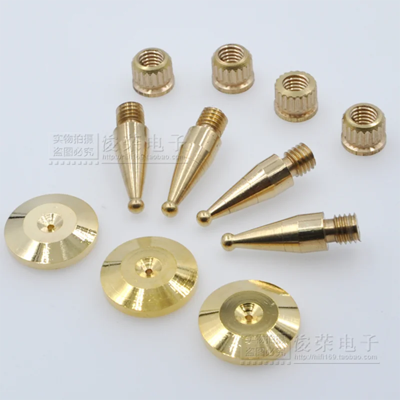 Колонки серьги-подвески, M8* 34 Чистый медный круглый шляпкой гвоздя акустика амортизатор вибрации, колонки стент ногтей ног, специальное