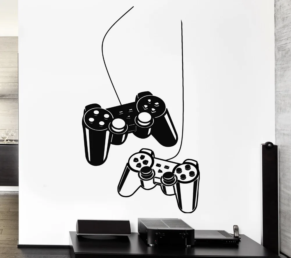 Boys-Wall-Stickers-Home-Decoration-Wall-Game-Gaming-Controller-Decals-Vinyl-Wall-Decals-for-Kids-play
