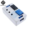 Módulo de relé de retardo de tiempo de visualización LED Digital tablero DC 12 V Control temporizador programable interruptor de ciclo de disparador módulo con carcasa ► Foto 3/6