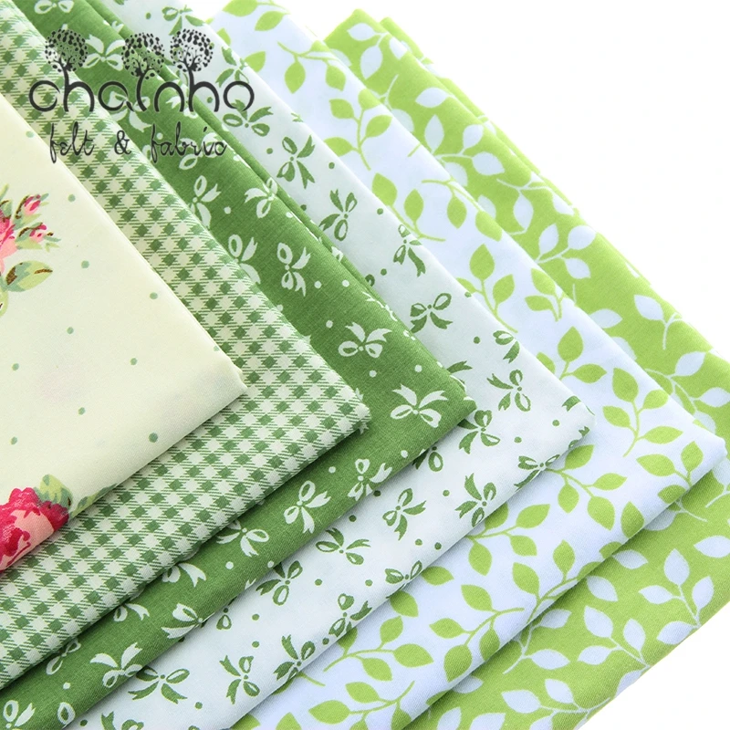 Печатная саржа Хлопчатобумажная Ткань Лоскутные материалы для шитья стеганая пачка ткань Telas ткани ручной работы Скрапбукинг CC004 6 шт. 40x50 см