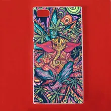 Funny Trippy Elephant Plastic Protective Shell Skin Bag Cover Case For Xiao Mi3
