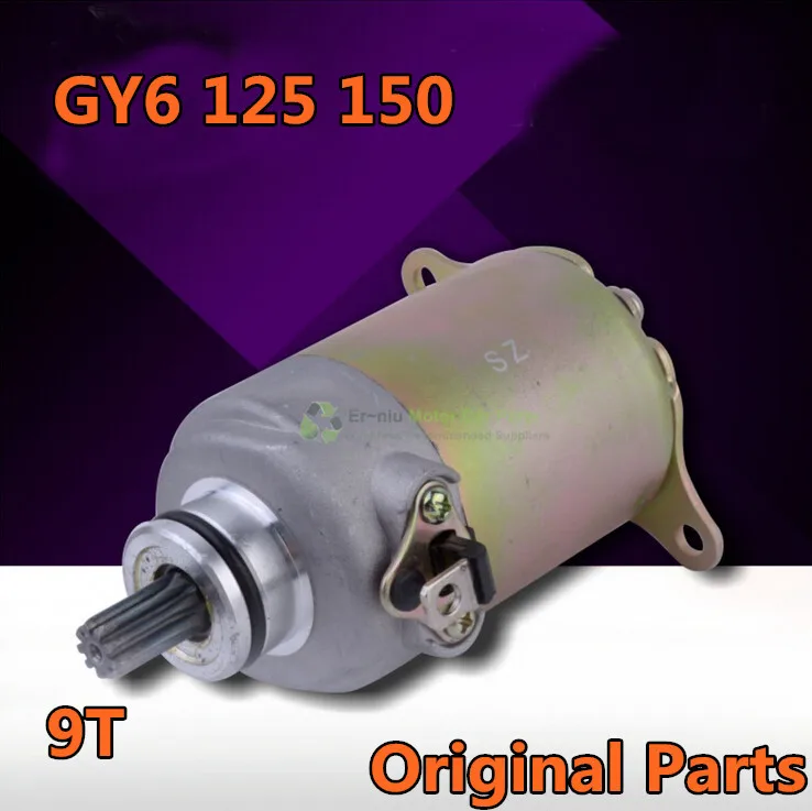 

GY6 125 150 Electric Starter Fit 4 Stroke 157QMJ 152QMI Engine Chinese Scooter ATV Go-Cart Spare Parts