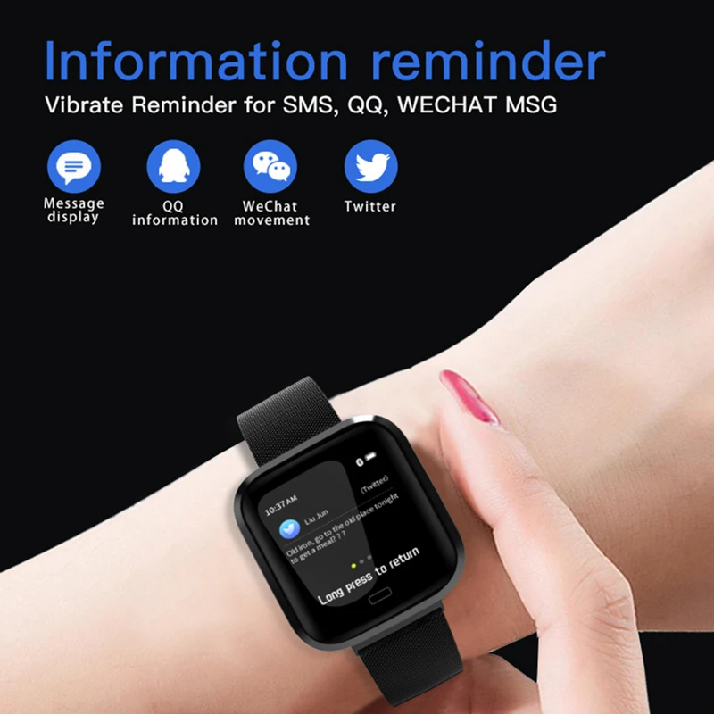 BELOONG M36 1 3 &quotIP67 Смарт Часы Heart Rate крови Давление кислорода модные спортивные