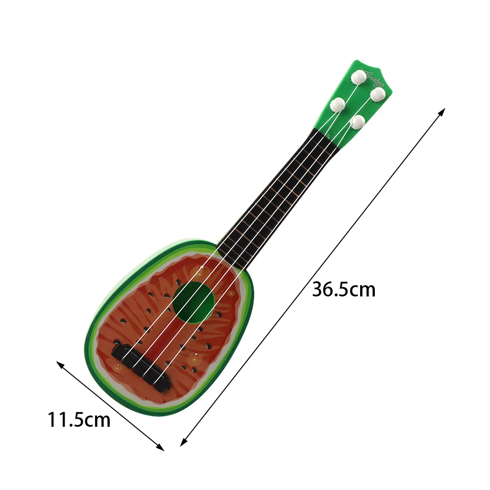 1 предмет фрукты Стиль гитара игрушка творческий смешной моделирования фруктовый дизайн мини гитара музыкальный инструмент игрушка для