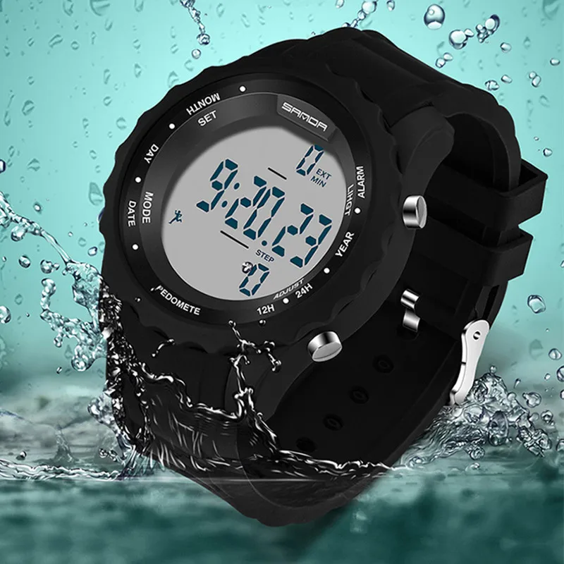 

Losida men's sports watch brand pedometer digital watch LED military watch waterproof outdoor leisure watch relogio masculino