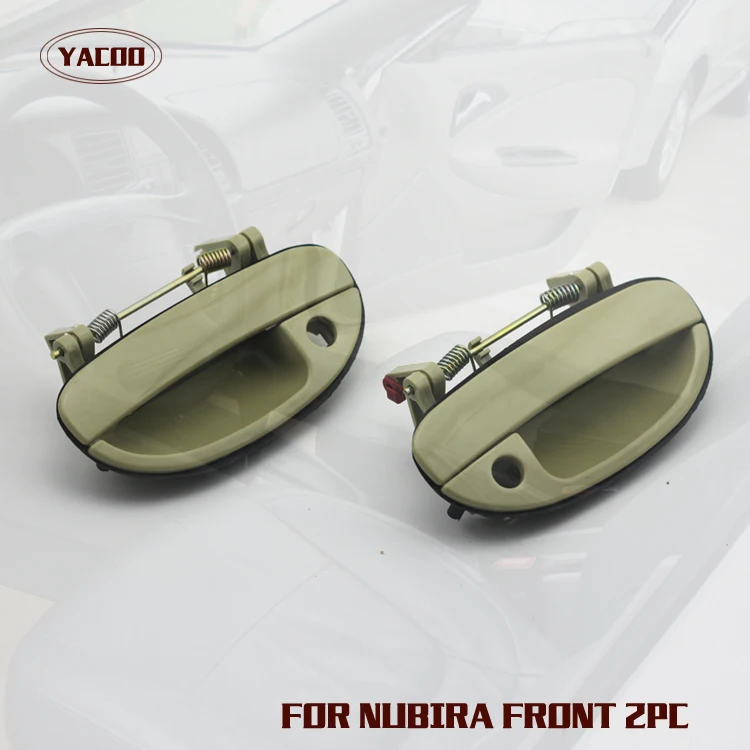 

1 PAIR FRONT EXTERIOR DOOR HANDLE FOR DAEWOO NUBIRA OEM:96308043 96308042
