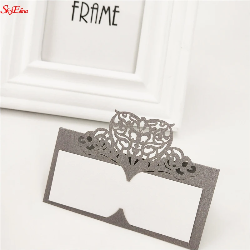 Розовая 50 шт. в форме сердца Свадебная настольная карта романтическая