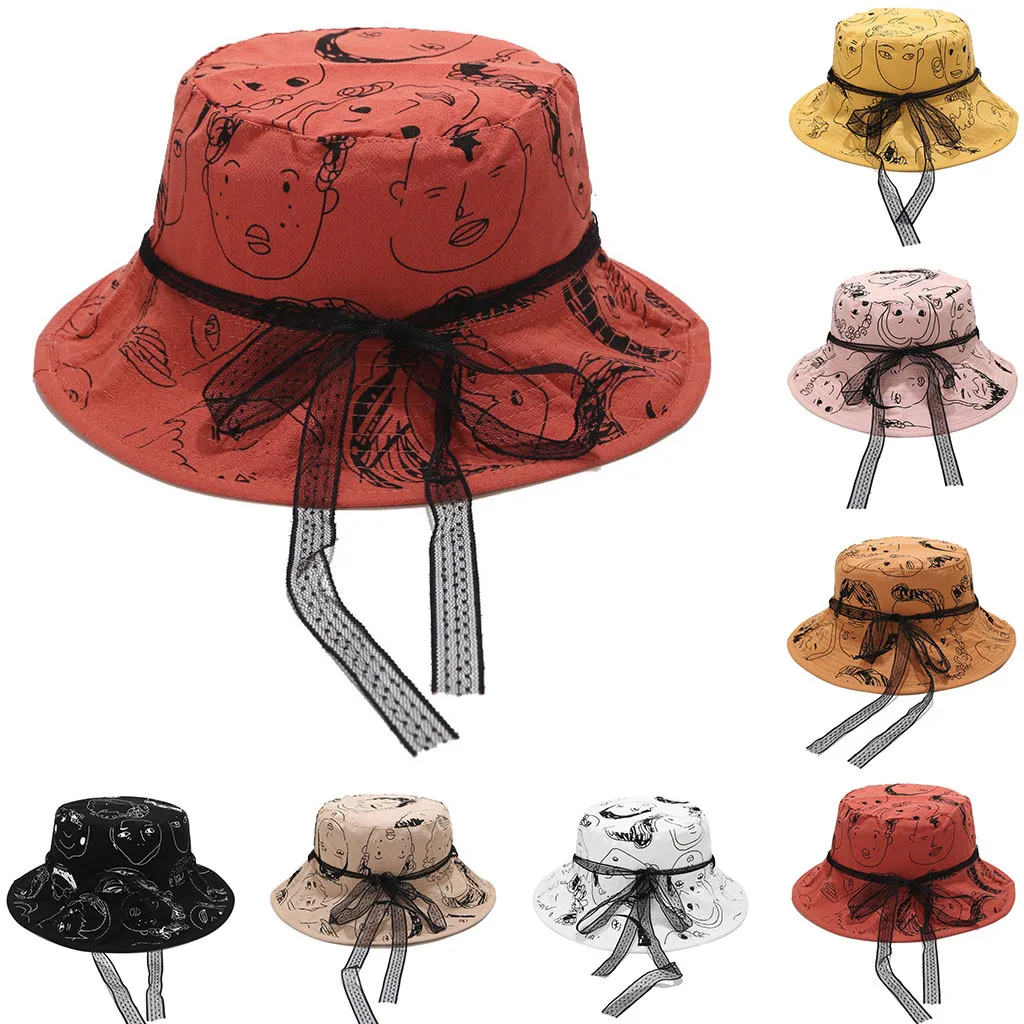 Women Bob Cap Hip Hop Outdoor Sports Summer Ladies Beach Sun Fishing Bucket Hat