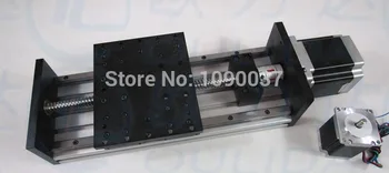 

GX150*155mm Ballscrew 1605 300mm Effective Travel+Nema 23 Stepper Motor Stage Linear Motion Moulde Linear double block