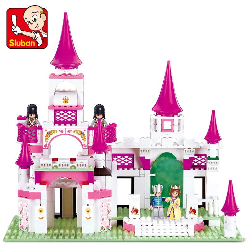 

B0151 508pcs Block Compatible Legoe Dream Series Princess Castle Model Educational Building Toys Gift For Children
